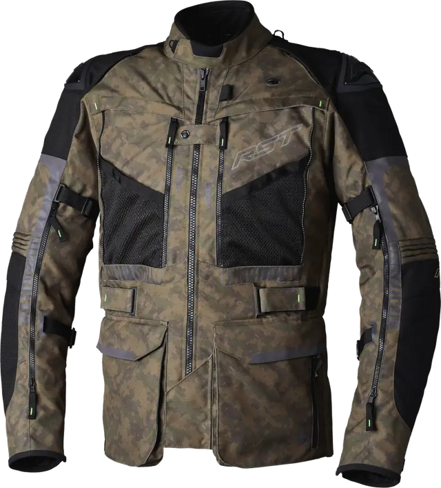 103236D.GRN-52 Rst Pro Series Ranger Ce Jacket Digi Green Textile 4Xl - RV and Auto Parts