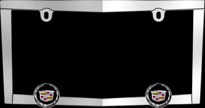 10330 Cruiser License Plate Frame Cadillac Logo