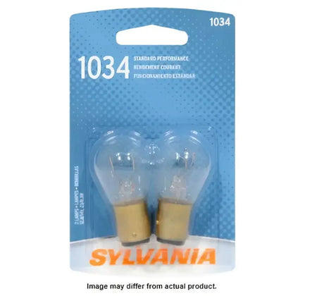 Two Sylvania 1034 bulbs for vehicle’s lighting to boost enhanced visibility