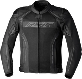 103465BLK-48 Rst S1 Mesh Ce Jacket Black/Black Leather 2Xl - RV and Auto Parts