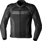 103465BLK-50 Rst S1 Mesh Ce Jacket Black/Black Leather 3Xl - RV and Auto Parts