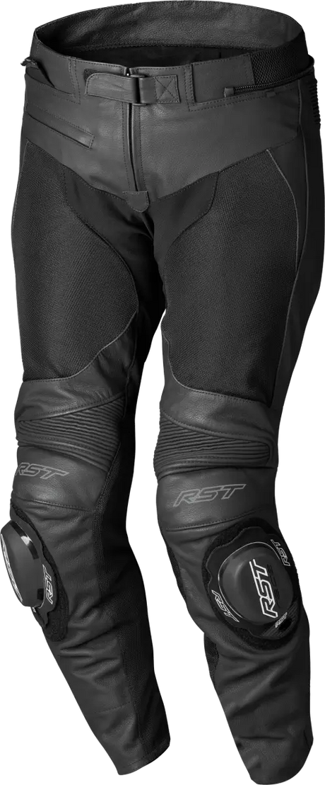 103466BLK-42 Rst S1 Mesh Ce Jean Black/Black Leather 4Xl - RV and Auto Parts