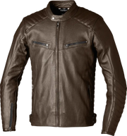 103537BRN-42 Rst Roadster Air Ce Jacket Brown Leather Md - RV and Auto Parts