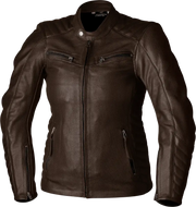 103538BRN-12 Rst Ladies Roadster Air Ce Jacket Brown Leather Md - RV and Auto Parts