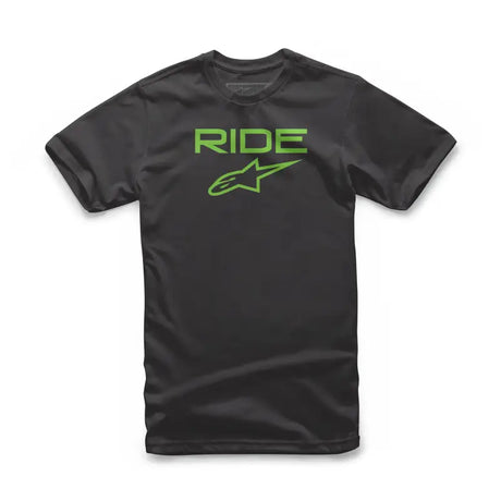1038-72000-1060-2XL Ride 2.0 Tee Black/Green 2x