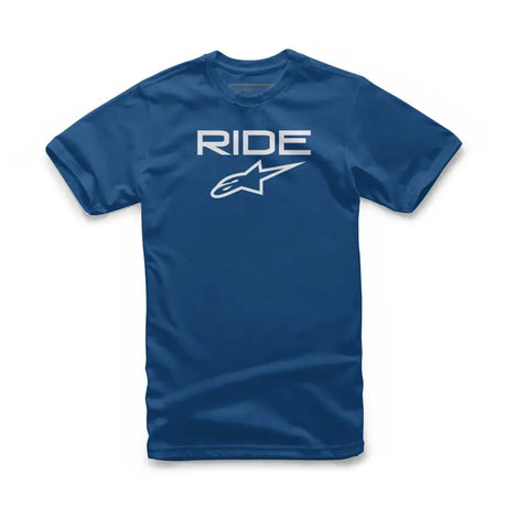 1038-72000-7920-S Ride 2.0 Tee Royal Blue/White Sm