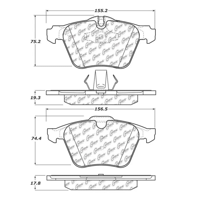 104.12400 Brake Pad