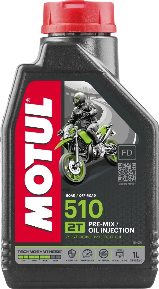 MOTUL 510 2t Premix Synthetic Blend Liter for Powersports