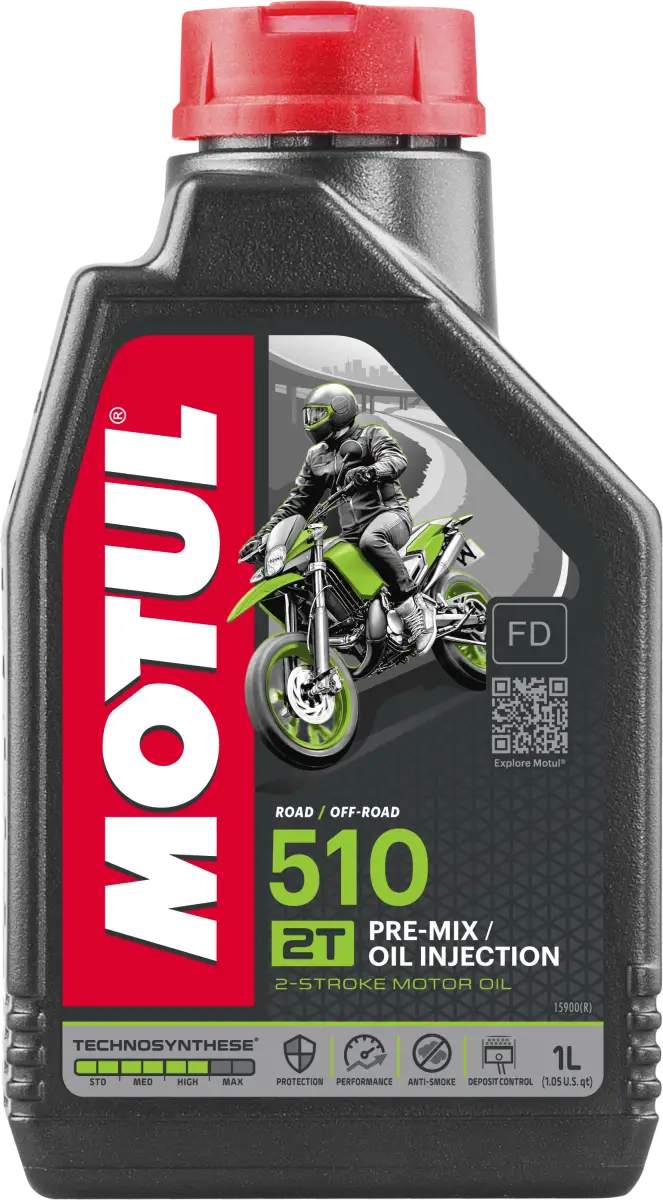 MOTUL 510 2t Premix Synthetic Blend Liter for Powersports