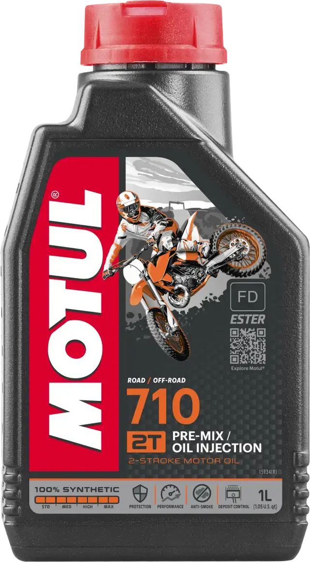 MOTUL 710 2t Racing Premix Liter for Powersports