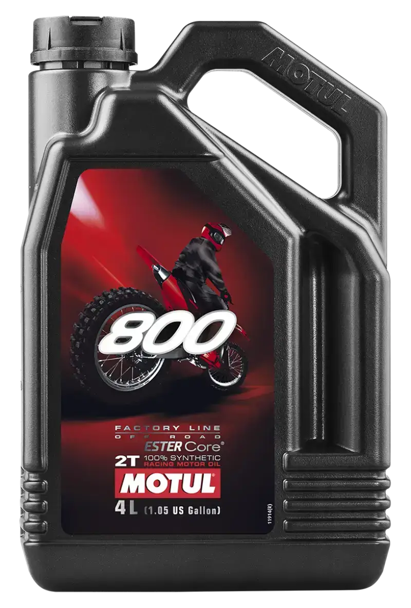 MOTUL 800 2t Pro Racing Premix 4 Liter for Powersports