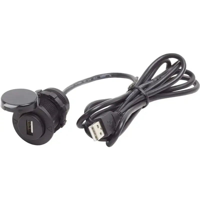 1044-BSS Blue Sea 12Vdc Usb 2.0 Port W/ Ext Cable