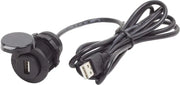 1044-BSS Blue Sea 12Vdc Usb 2.0 Port W/ Ext Cable