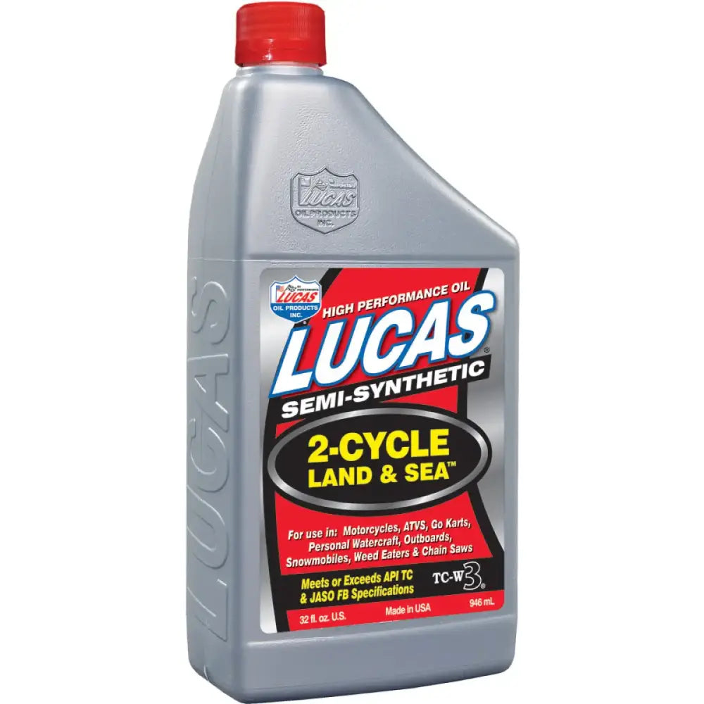 10467 Lucas Semi-Synthetic 2-Cycle Land/Se A Oil Qt 