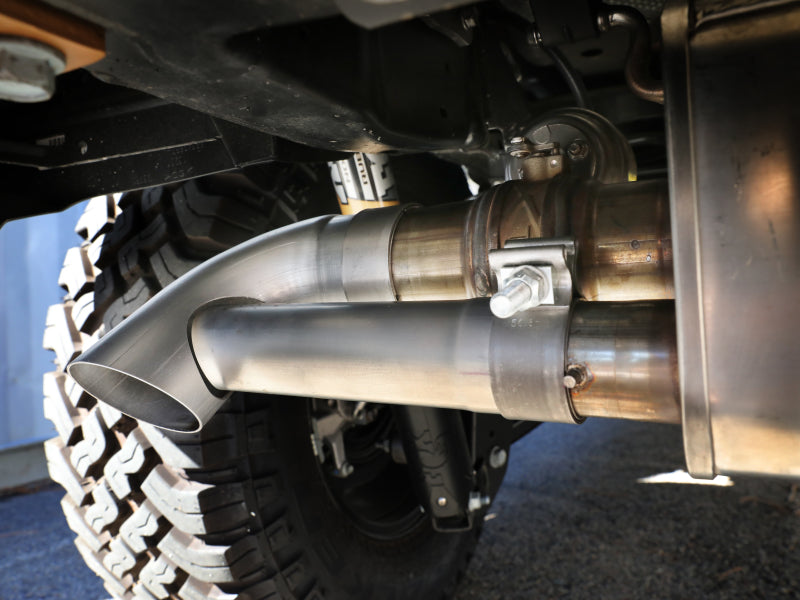 aFe 49C38102-H aFe MACHForce XP 304 Stainless Steel Exhaust Tip Upgrade 21-23 Jeep Wrangler JL Rubicon
