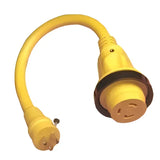 104SPP Marinco Pigtail Adapter 30A Male To 15A Fem - Power Cord