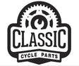 Black and white Lindby engine guard logo with bicycle parts for Dyna models