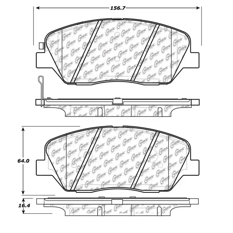 105.13850 Brake Pad