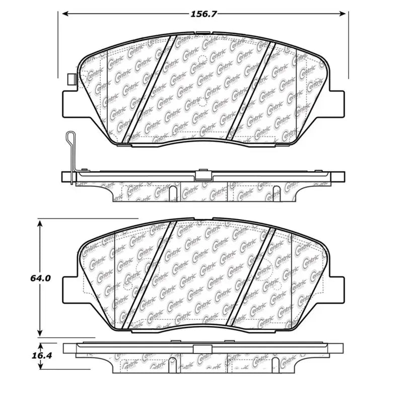 105.13850 Brake Pad