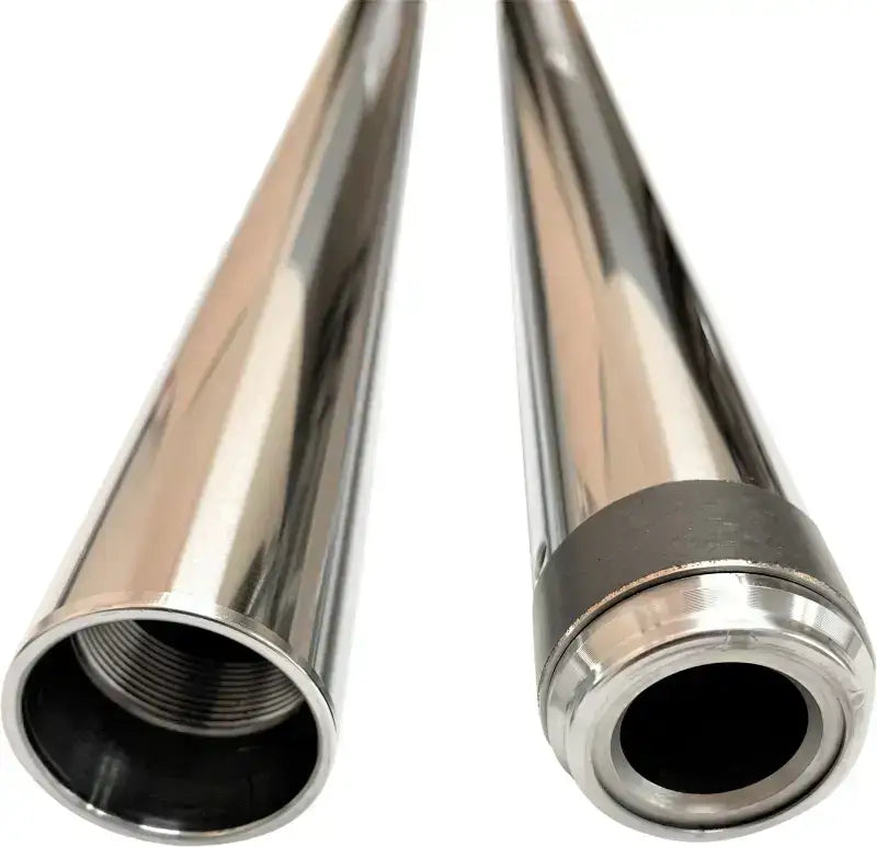 Chrome fork tubes with internal threading and end cap for 105020 Pro One Chrome Fork