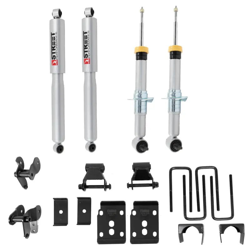 Belltech 1050SP 1050SP Belltech 2021+ Ford F-150 2WD 1-3.5in Front 4.5in Rear Complete Lower Kit with SP Shocks