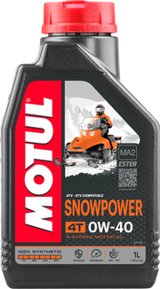 MOTUL Snowpower 4t Syn Engine Oil 0w40 1 Ltr 12/Case