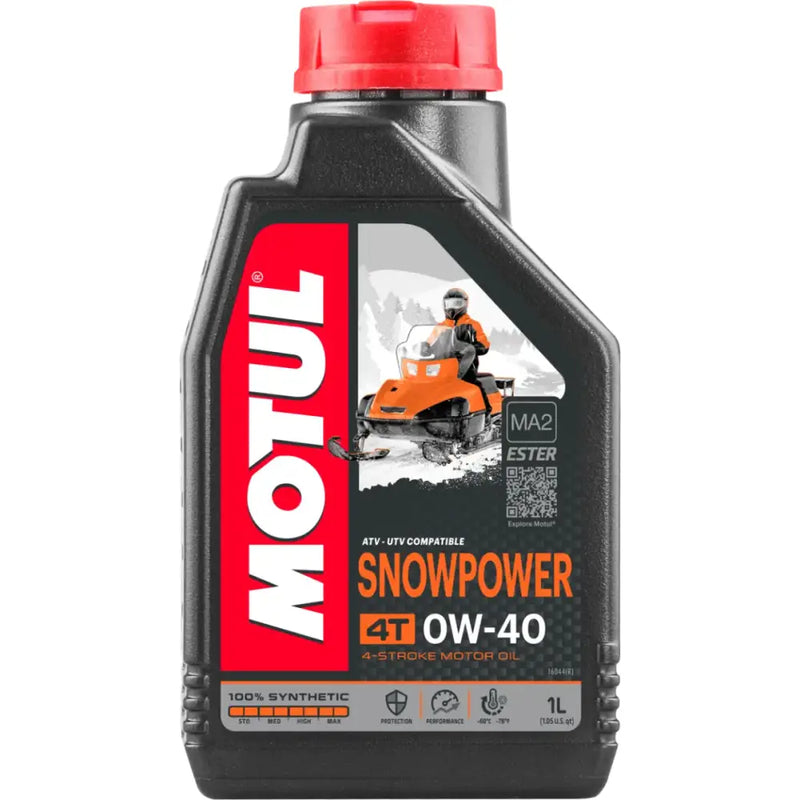 MOTUL Snowpower 4t Syn Engine Oil 0w40 1 Ltr 12/Case