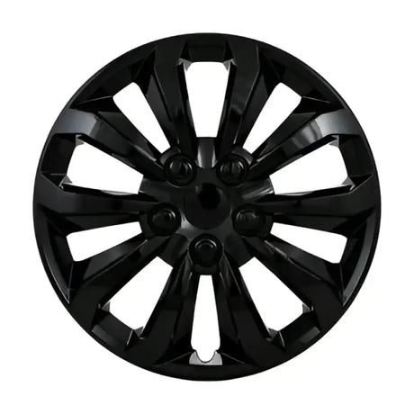 Black 10-spoke glossy wheel for 106114BLK Coast2Coast Wc; 14-inch size; Set of 4, enhances vehicle appearance and performance.