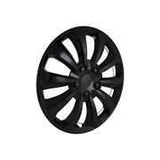 106115BLK Coast2Coast 10-spoke glossy black 15-inch wheel set (4) for enhanced vehicle aesthetics and performance.