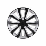 15-inch silver and black 10-spoke wheel from the 106115SB Coast2Coast Wc set of 4.