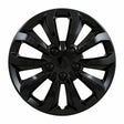 106116BLK Coast2Coast Wc 10 Spoke Gloss Black 16' Set 4, sleek and modern 10 spoke design.