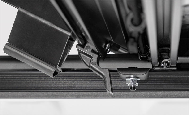 Access B3040029 Access LOMAX Tri-Fold Cover Black Urethane Finish Split Rail 09-18 Ram 1500 - 6ft 4in Bed