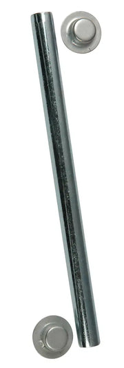 Shiny metal smith roller shaft with caps for 10700A C.E. Smith roller shaft replacement