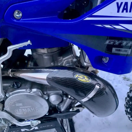 107062-FMF P3 Pipe Guard Carbon Fiber - Exhaust