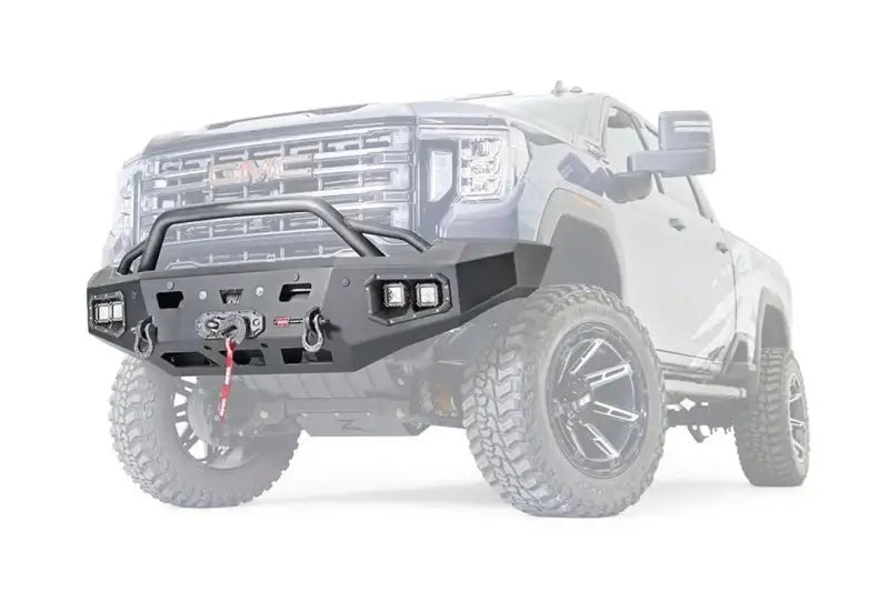 107179 Warn Ind. Hd Bmpr Gmc Pr Rnnr My 2020 - heavy-duty bumper for 2020 GMC Pr Rnnr, featuring enhanced protection, stylish design, rugged construction, and easy installation. RV, Automotive, Powersports, off-road, marine, exterior, truck accessories, interior, truck bed, rv parts, Bumpers, Grilles & Guards, AVADA - Best Sellers.