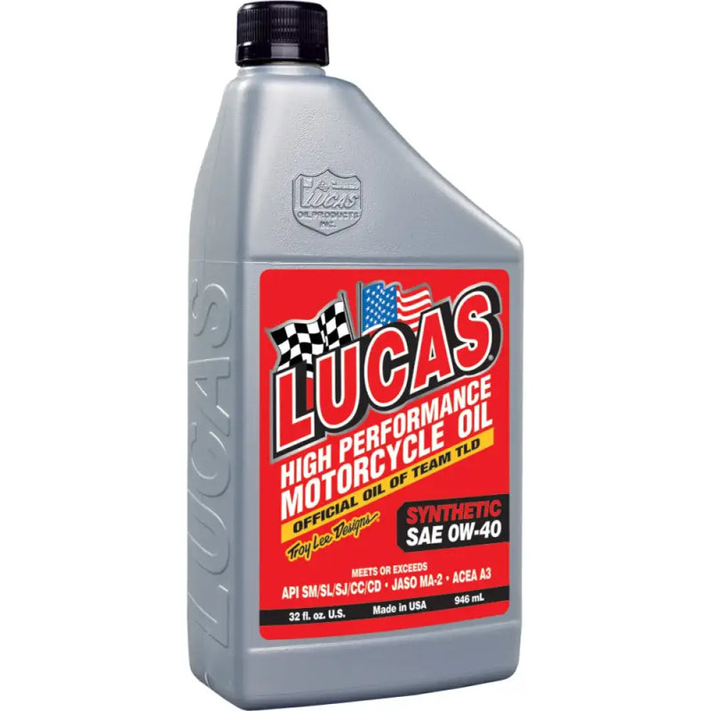 10718 Lucas Synthetic High Performance Oil 0W-40 1Qt 