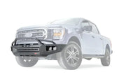 Black aftermarket truck bumper for 2016-2020 Tacoma by Warn Industries