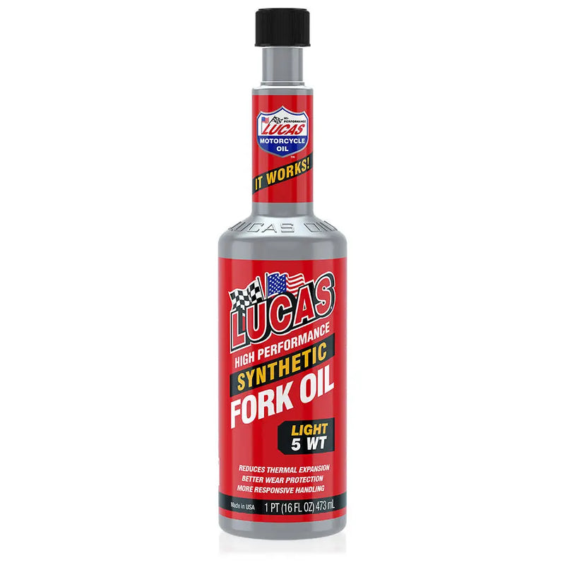 10771 Synthetic Fork Oil 5wt 16oz - Powersports
