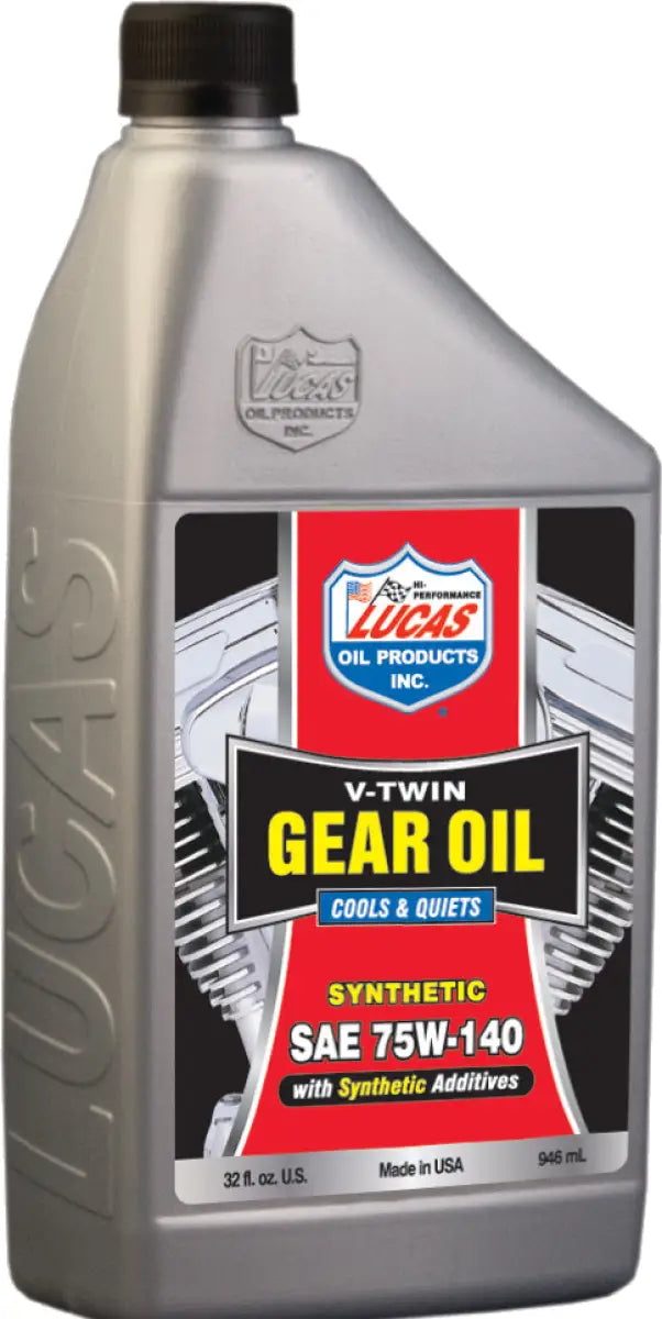 10791 Lucas V-Twin Gear Oil Synthetic 75W-140 1Qt 