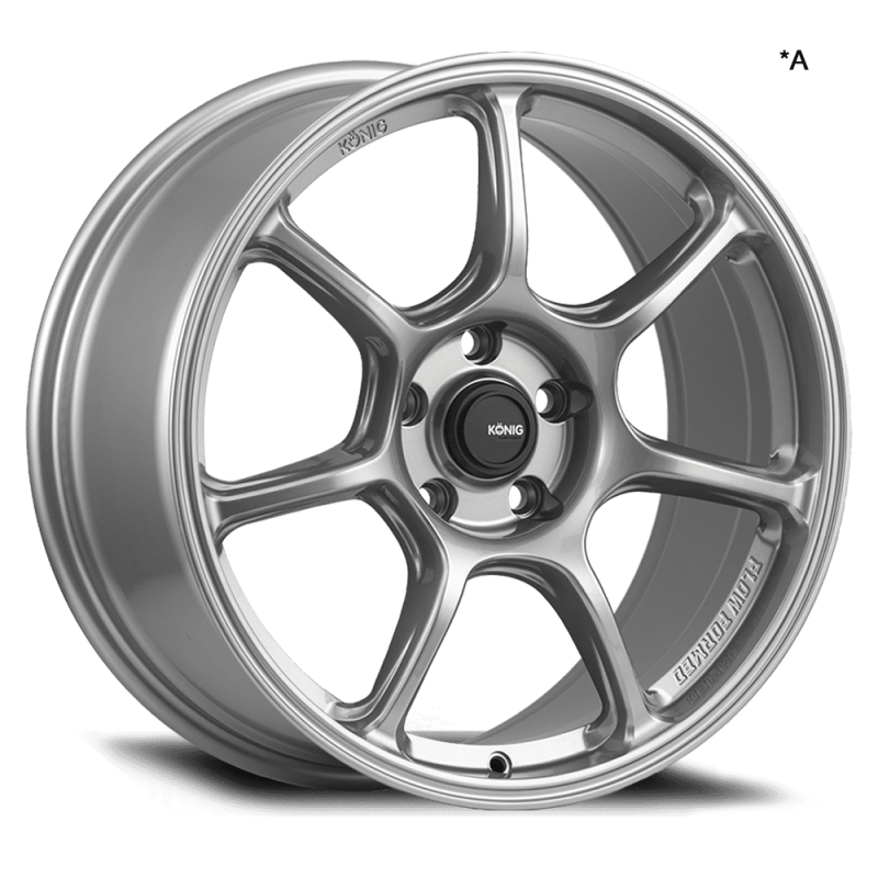 Konig UG8510036T Konig Ultragram 15x8 4x100 ET36 Titanium Metallic Knurled Bead - UG8510036T