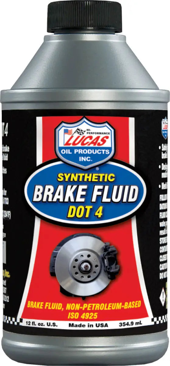 LUCAS Synthetic Brake Fluid Dot 4 12oz