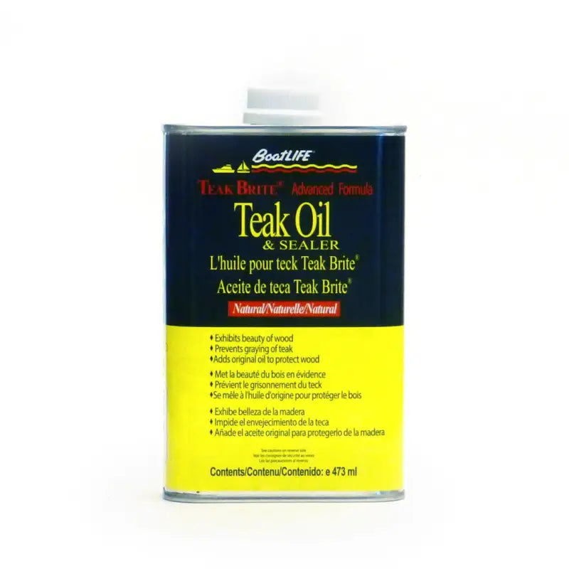 1084 Life Industry Teak Oil 16 Fl.Oz. Natural - Boat Sealer