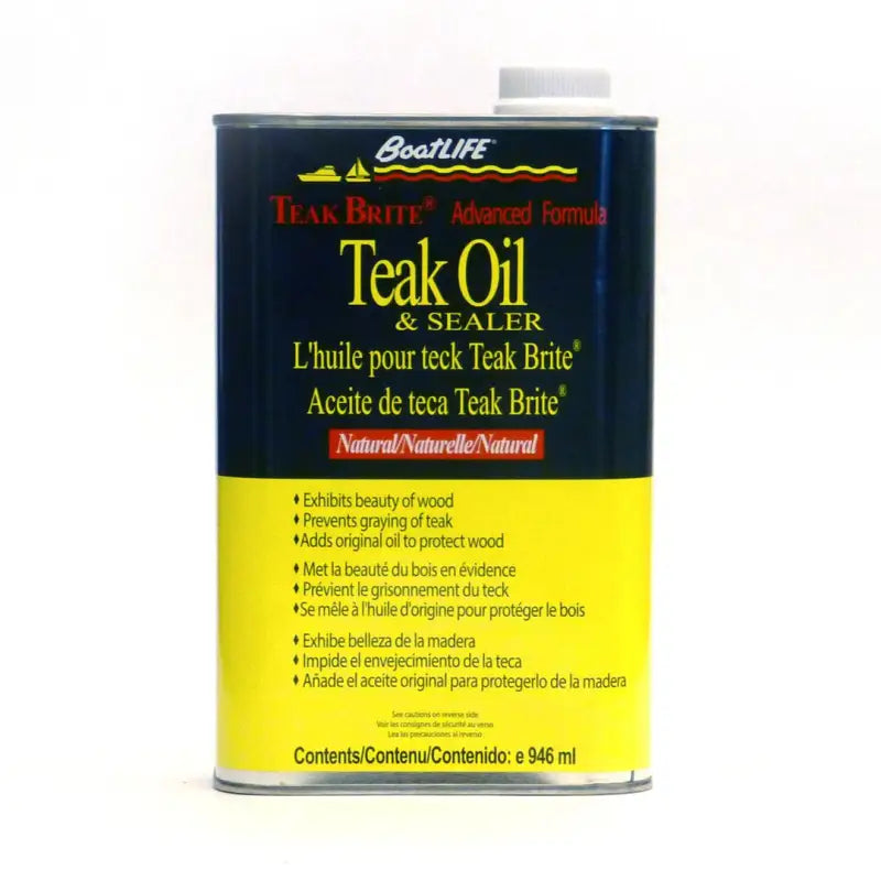 1088 Life Industry Teak Oil 32 Fl.Oz. Natural - Boat Sealer