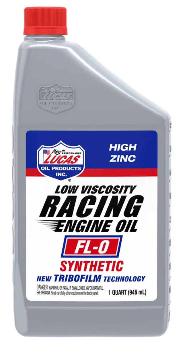 10892 Lucas Oil Synthetic Fl-0 Low Viscosity Racing