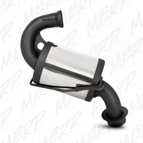 Black and silver automotive catalytic converter for 1097526 Performance Exhaust Trail Silencer
