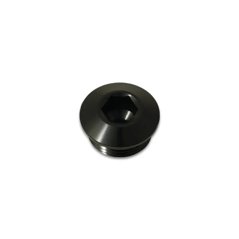 Vibrant 10990 10990 Vibrant Aluminum 34AN ORB Low Profile Port Plug - Anodized Black