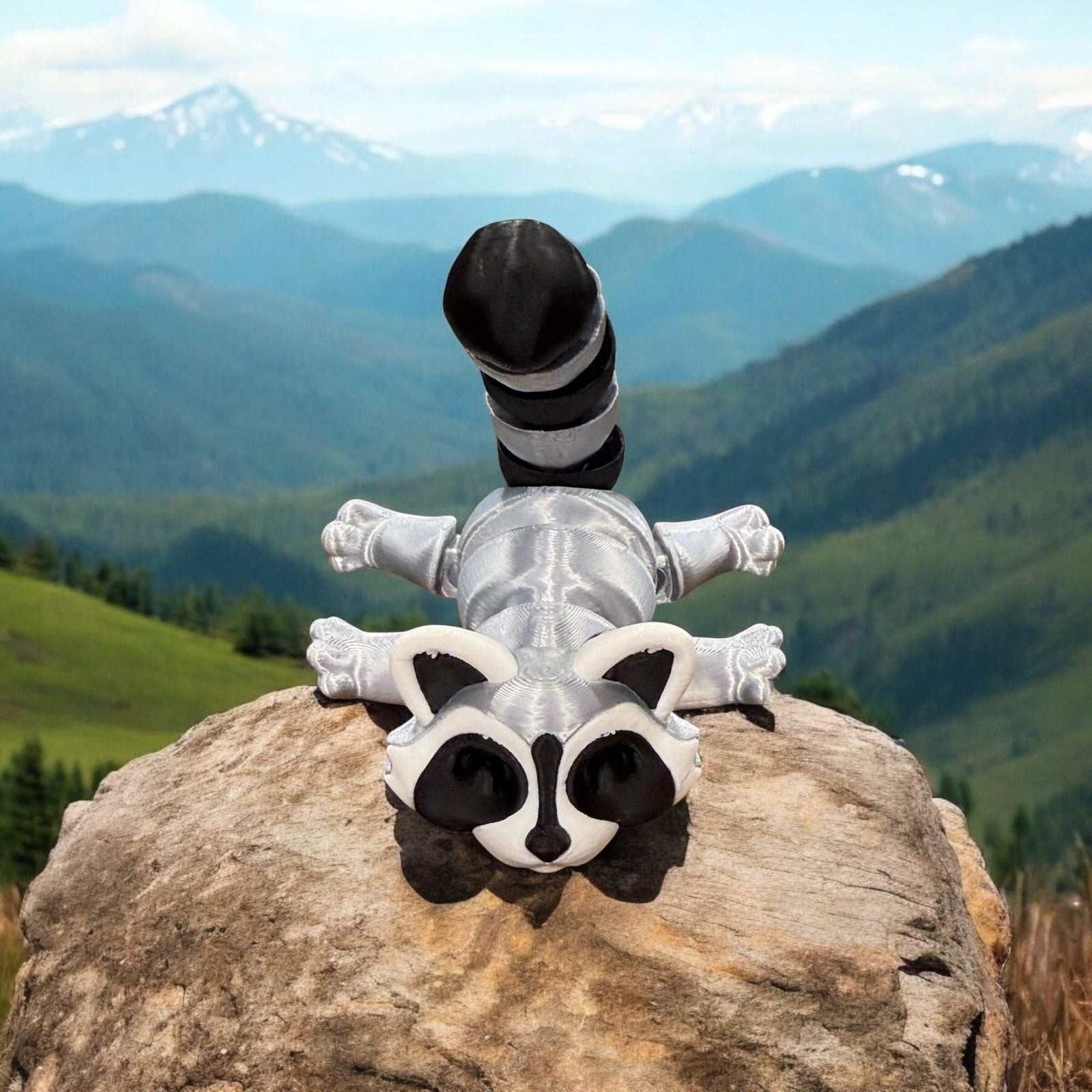 3D-Printed Fidget Toy Raccoon – Fun, Durable, and Stress-Relieving - Morphed 3D