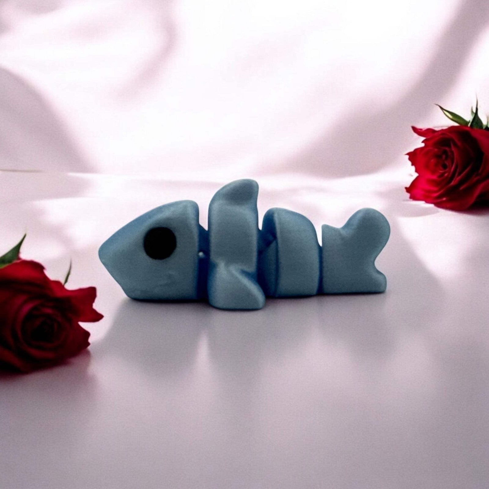 3D Printed Baby Shark Keychain - Morphed 3D