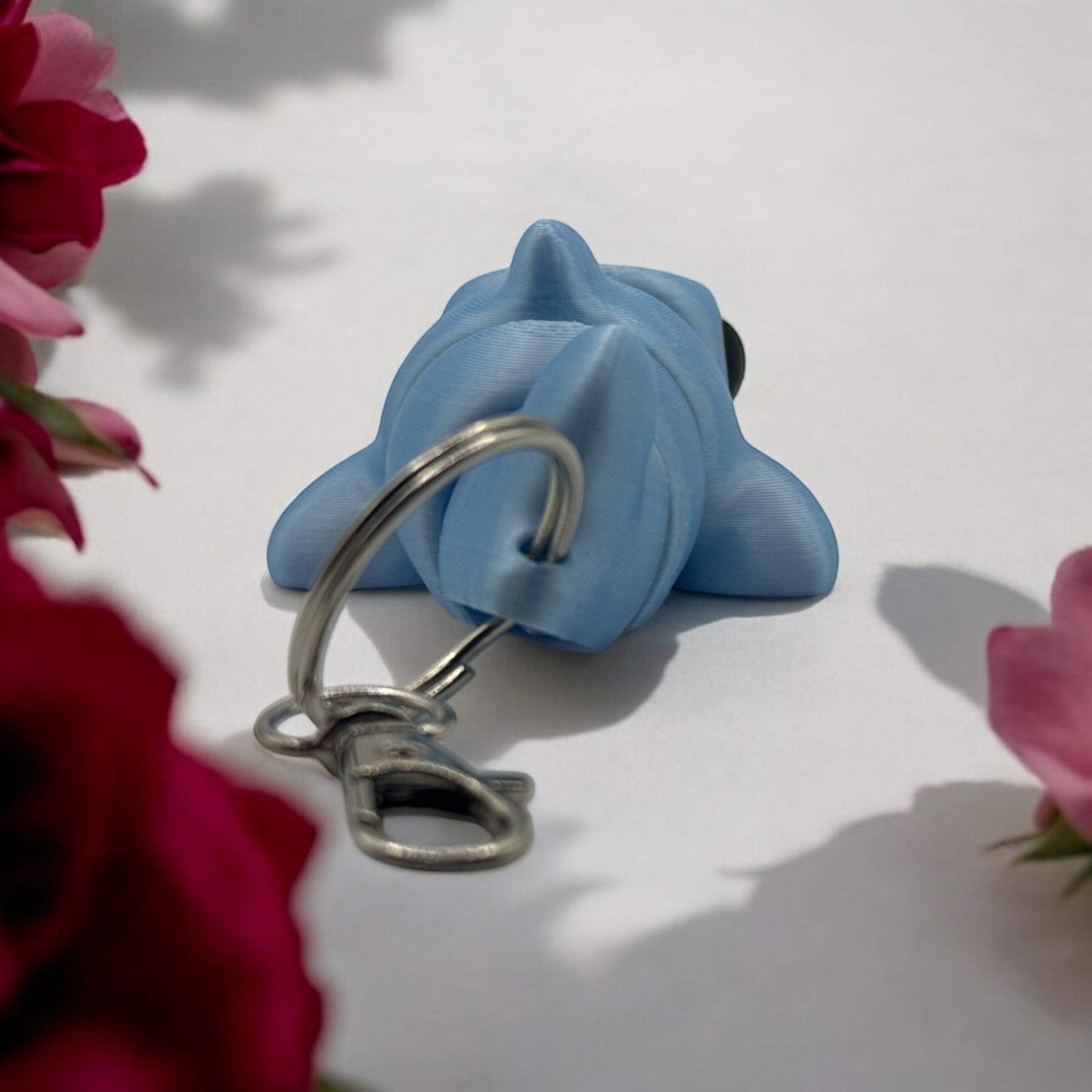 3D Printed Baby Shark Keychain - Morphed 3D