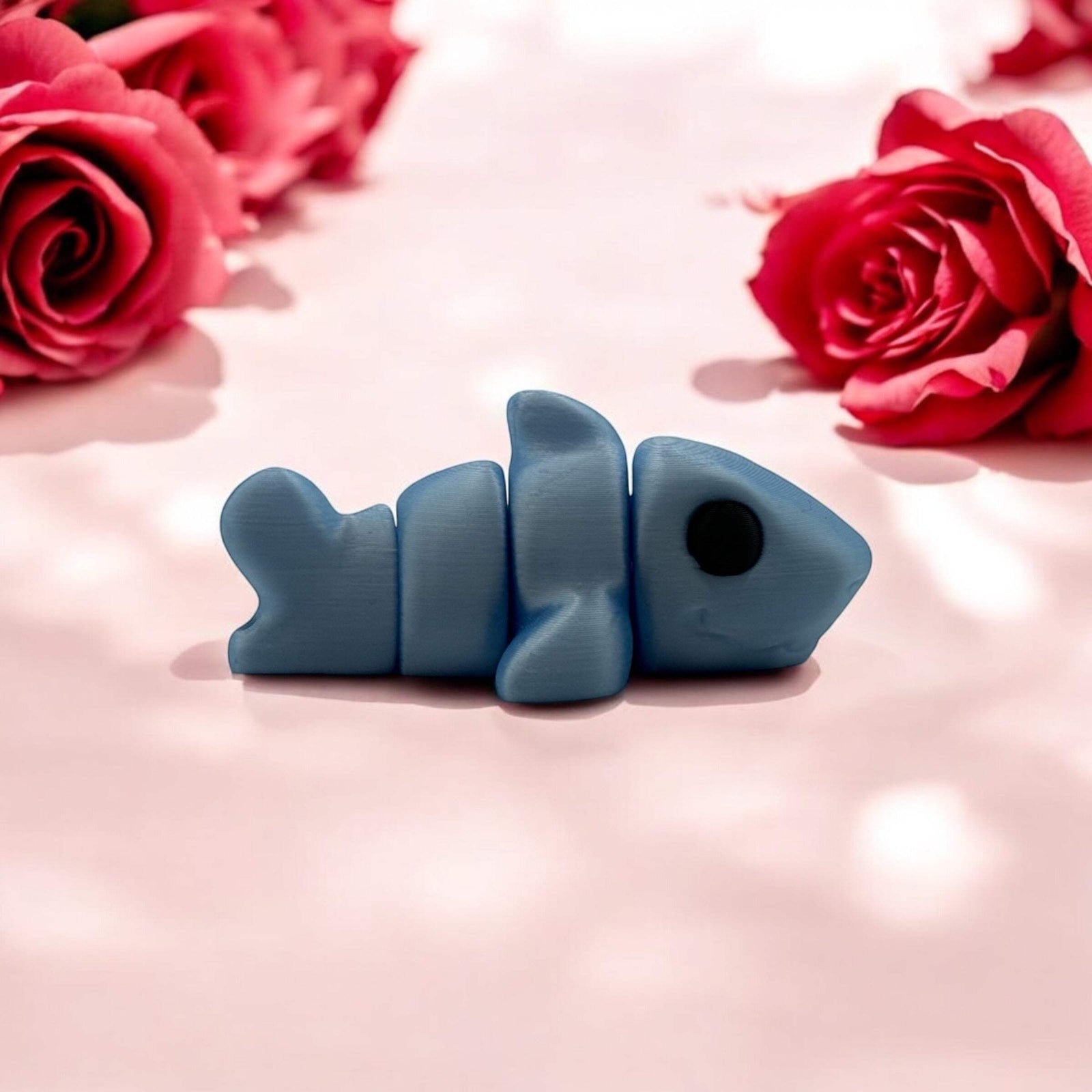 3D Printed Baby Shark Keychain - Morphed 3D